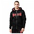 [해외]LONSDALE Taransay 풀지퍼 스웨트셔츠 7140366856 Black / Red / Grey