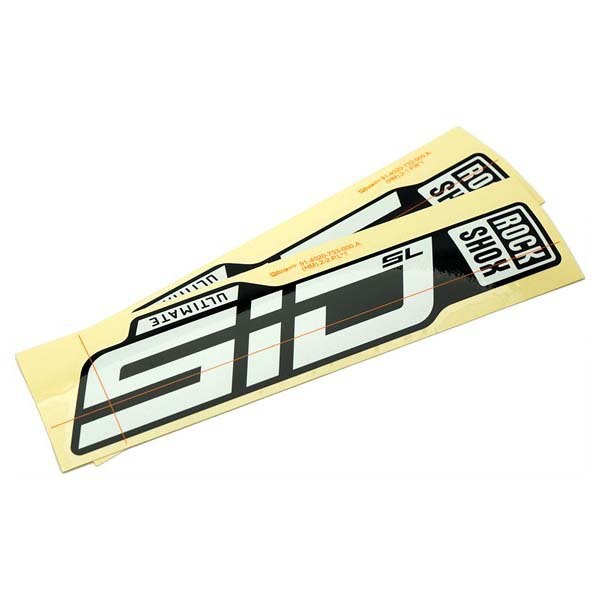 [해외]락샥 포크 스티커 키트 SID SL Ultimate 29´´ 1140277733 Gloss Polar Foil Black