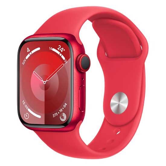 [해외]APPLE Series 9 GPS+Cellular Sport Band 41 mm watch 6140371495 Red