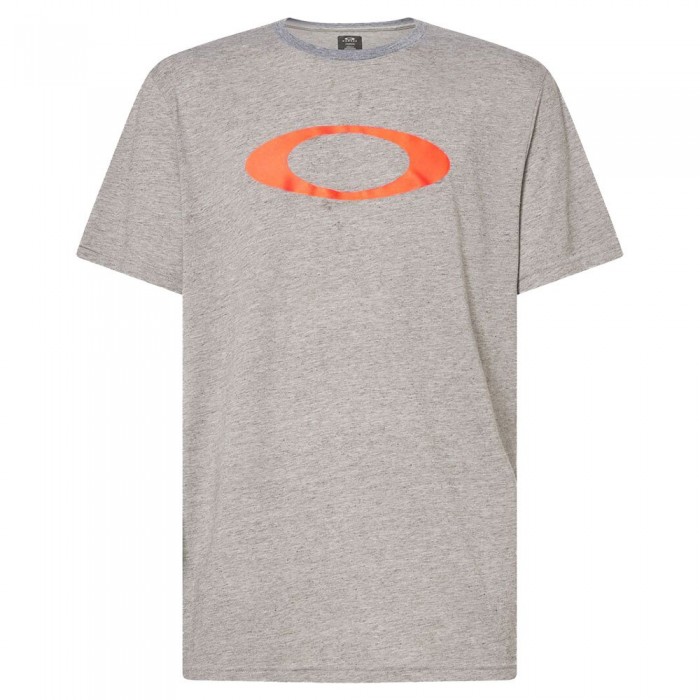 [해외]오클리 APPAREL 반팔 티셔츠 O-Bold Ellipse 6139742952 New Granite / Neon Orange