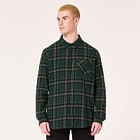 [해외]오클리 APPAREL 긴 소매 셔츠 Podium Plaid Flannel 139742981 Black / Green Check