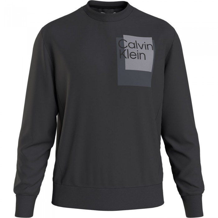 [해외]캘빈클라인 스웨트 셔츠 Overlay Box 로고 140378965 Black
