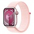 [해외]APPLE Series 9 GPS+Cellular Sport Loop 41 mm watch 4140371497 Pink / Light Pink