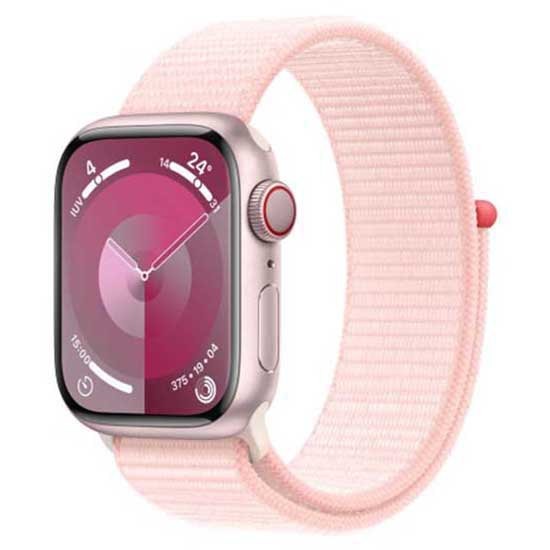 [해외]APPLE Series 9 GPS+Cellular Sport Loop 41 mm watch 14140371497 Pink / Light Pink