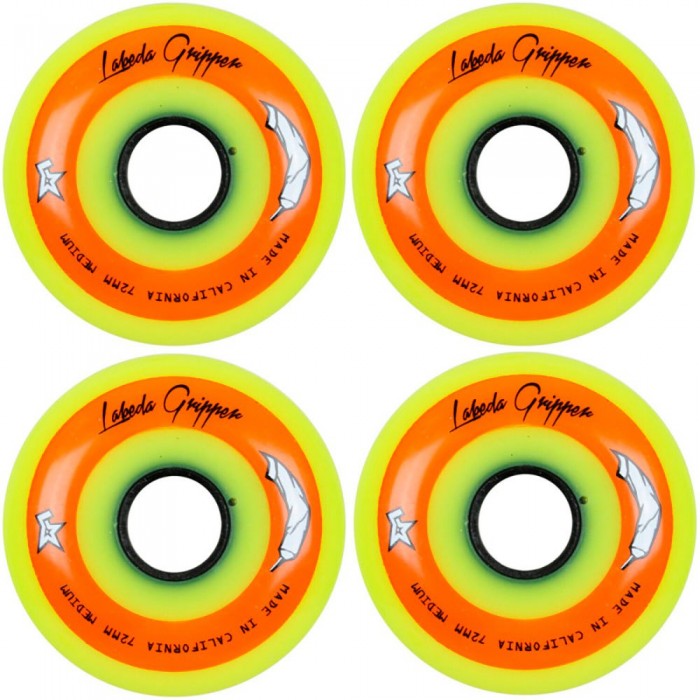 [해외]LABEDA 스케이트 바퀴 그립per Medium 4 단위 14140456078 Yellow / Black