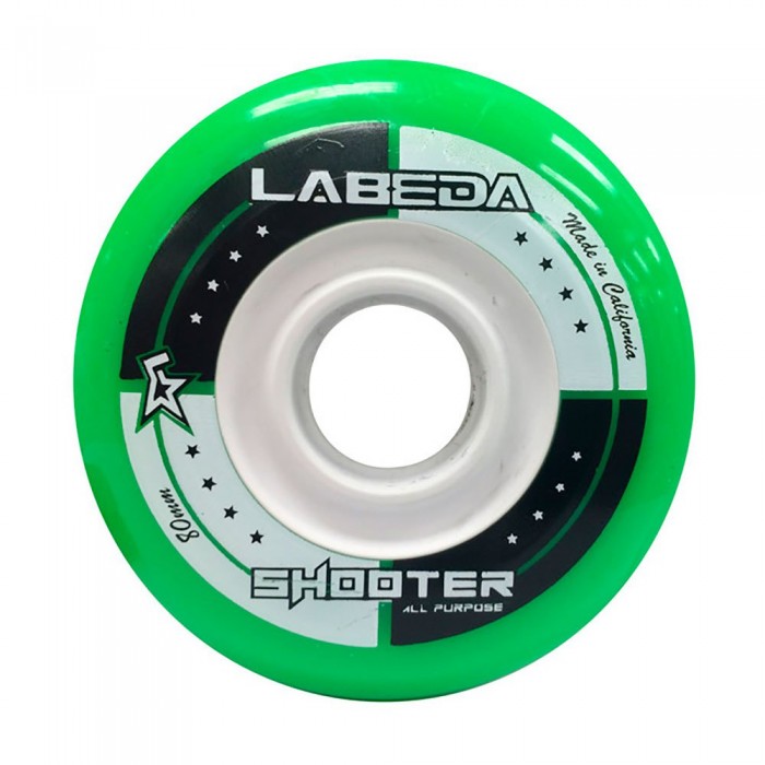 [해외]LABEDA 스케이트 바퀴 Shooter Medium 8 단위 14140456085 Green / White