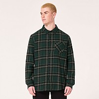 [해외]오클리 APPAREL 긴 소매 셔츠 Podium Plaid Flannel 5139742981 Black / Green Check