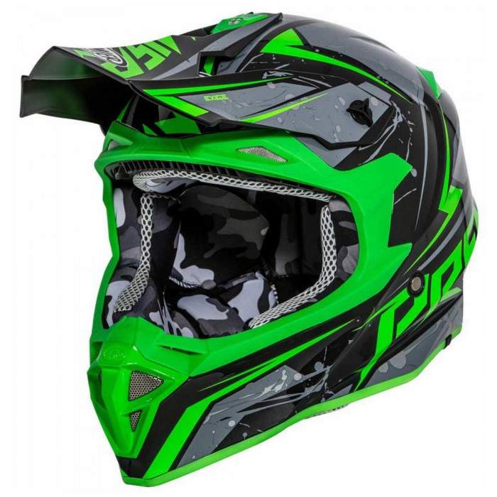 [해외]프리미어  헬멧 모토크로스 헬멧 Exige QX 7 9138712995 Green / Grey / Black