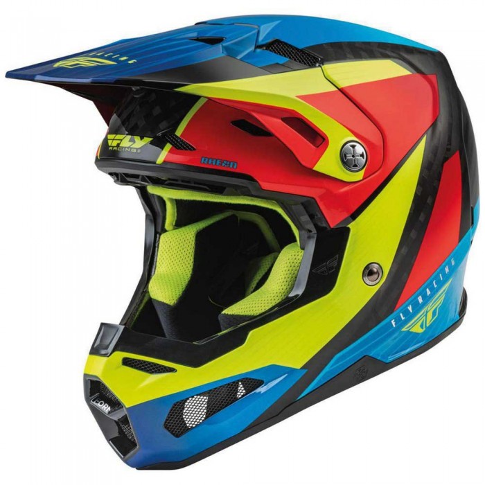 [해외]FLY 모토크로스 헬멧 Formula CRB Prime 9138997510 Yellow Fluo / Blue / Red