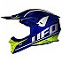 [해외]UFO Intrepid 오프로드 헬멧 9139242260 Blue / White / Neon Yellow