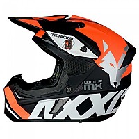 [해외]AXXIS MX803 Wolf Jackal 오프로드 헬멧 9139491177 Matt Fluo Orange