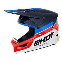 [해외]SHOT Race Iron 오프로드 헬멧 9140278596 Glossy Blue / Red