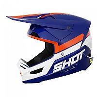[해외]SHOT Race Iron 오프로드 헬멧 9140278597 Glossy Blue Orange