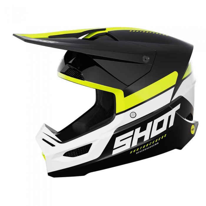 [해외]SHOT Race Iron 오프로드 헬멧 9140278598 Glossy Fluo Yellow
