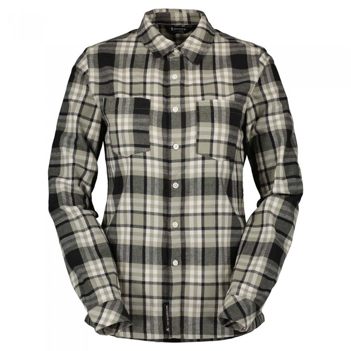 [해외]스캇 긴 소매 셔츠 Flannel 140163522 Dust Grey / Black