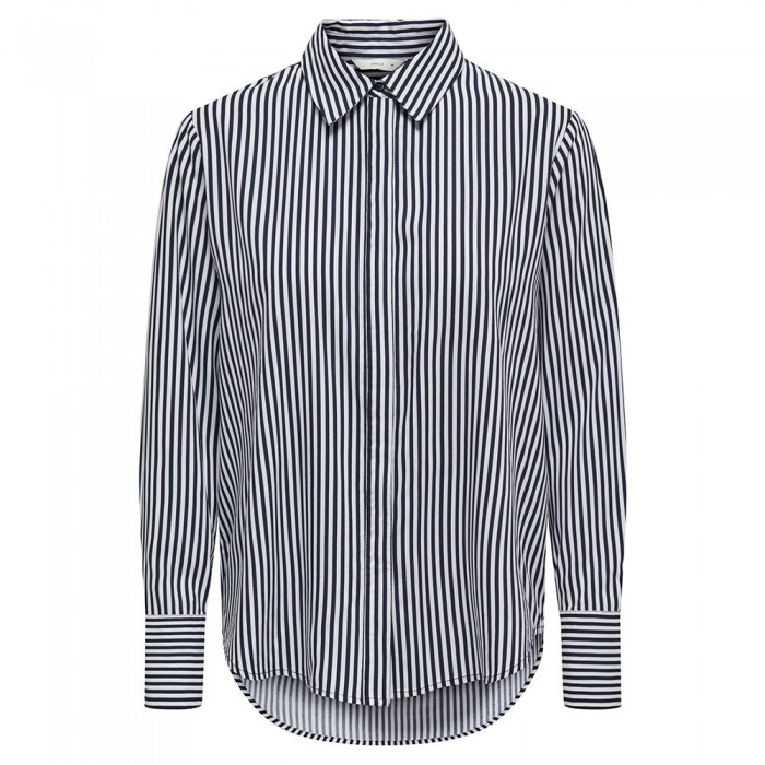 [해외]ONLY 긴 소매 셔츠 Berit 140451076 Black / Stripes Cd Stripes