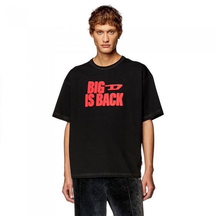 [해외]디젤 Boxt Back 반팔 티셔츠 140365972 Black Black Black