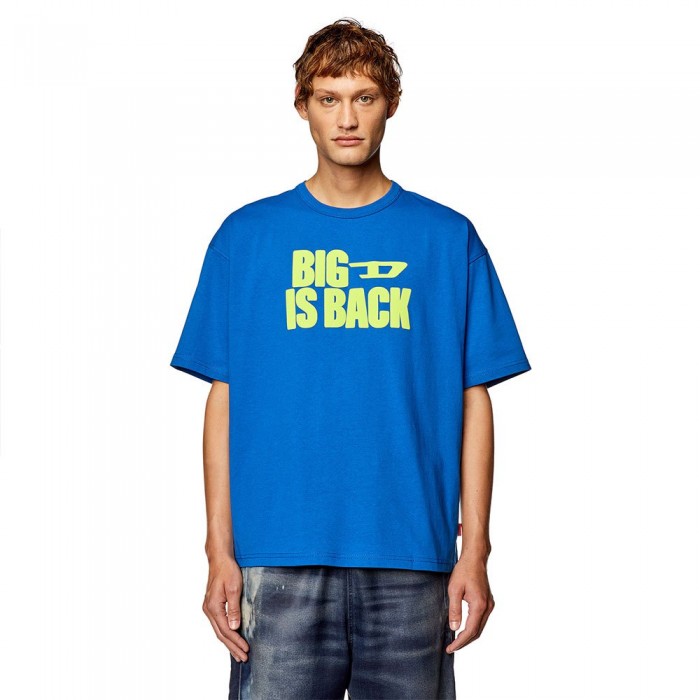 [해외]디젤 반팔 티셔츠 Boxt Back 140365974 Classic Blue
