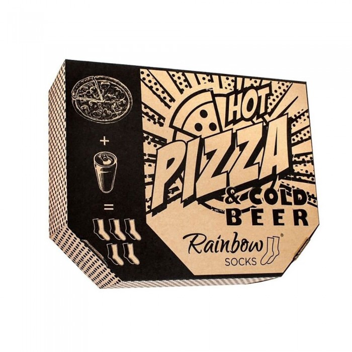 [해외]RAINBOW SOCKS Pizza And Beer 긴 양말 5 켤레 140396813 Multicolor