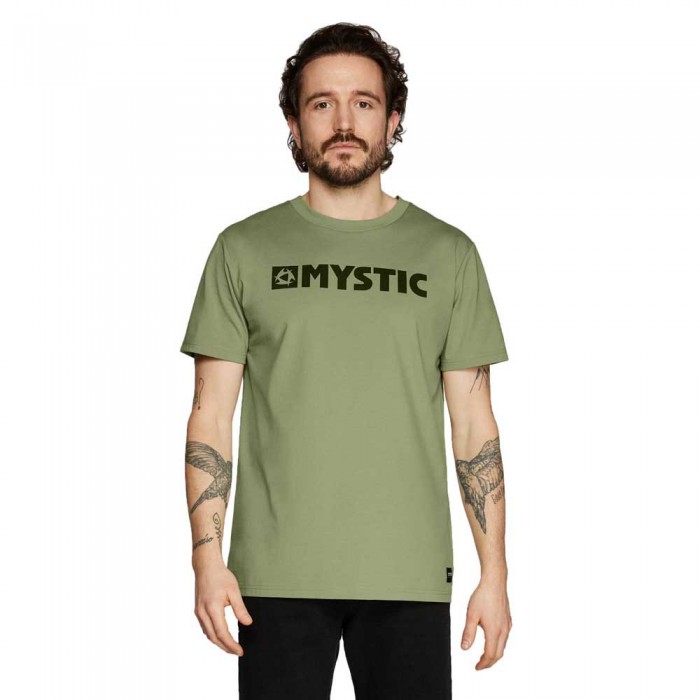 [해외]MYSTIC Brand 반팔 티셔츠 140469306 Olive Green