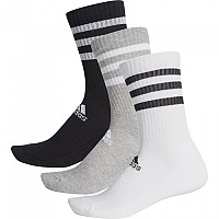 [해외]아디다스 3 Stripes Cushioned Crew 양말 3 켤레 12138968685 Grey