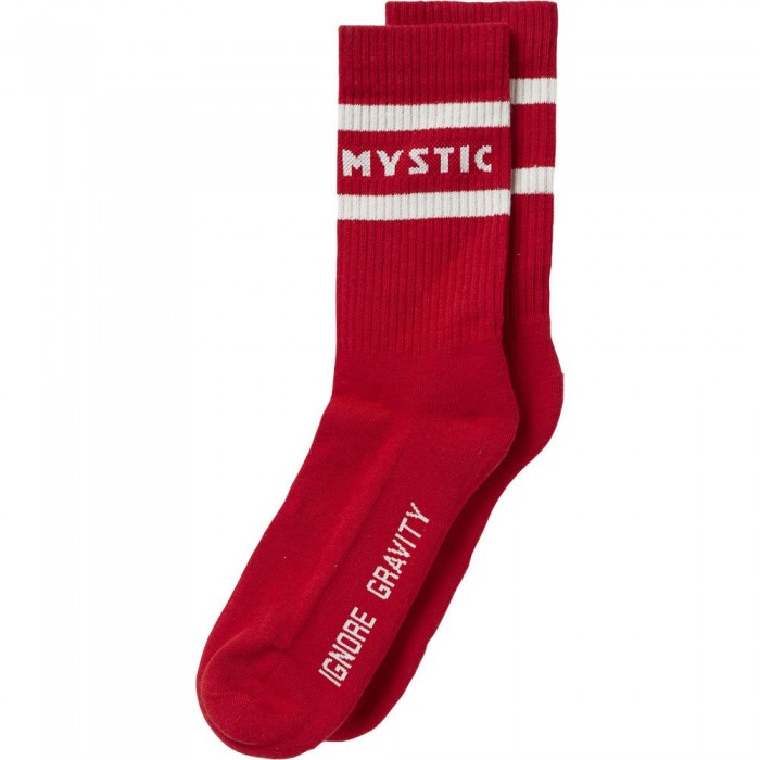 [해외]MYSTIC 하프 양말 Brand Season 14140462657 Red