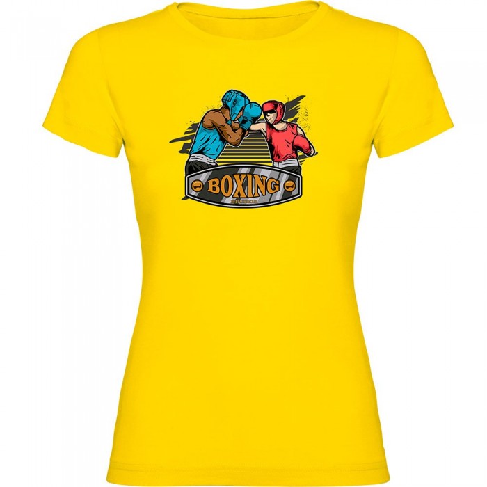 [해외]KRUSKIS 반소매 티셔츠 Boxing 7140483032 Yellow