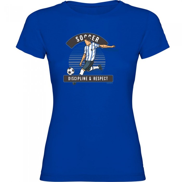 [해외]KRUSKIS Soccer Discipline 반팔 티셔츠 3140484217 Royal Blue