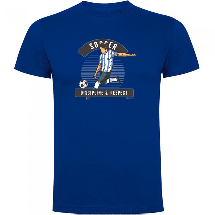 [해외]KRUSKIS Soccer Discipline 반팔 티셔츠 3140484218 Royal Blue