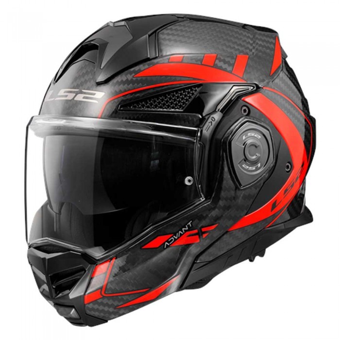 [해외]LS2 FF901 Advant X C Future 모듈형 헬멧 9139368586 Gloss Red