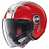 [해외]놀란 N21 Visor Dolce Vita 오픈 페이스 헬멧 9140469190 Corsa Red / White