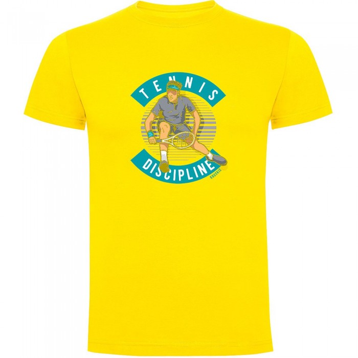 [해외]KRUSKIS 테니스 Discipline 반팔 티셔츠 12140484309 Yellow