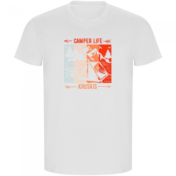 [해외]KRUSKIS Camper Life ECO 반팔 티셔츠 4140483043 White