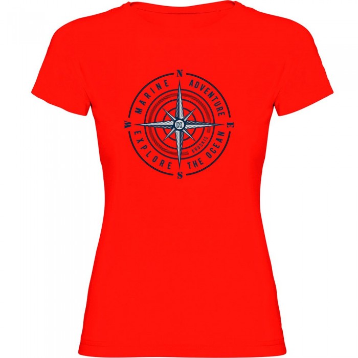 [해외]KRUSKIS Compass Rose 반팔 티셔츠 4140483121 Red