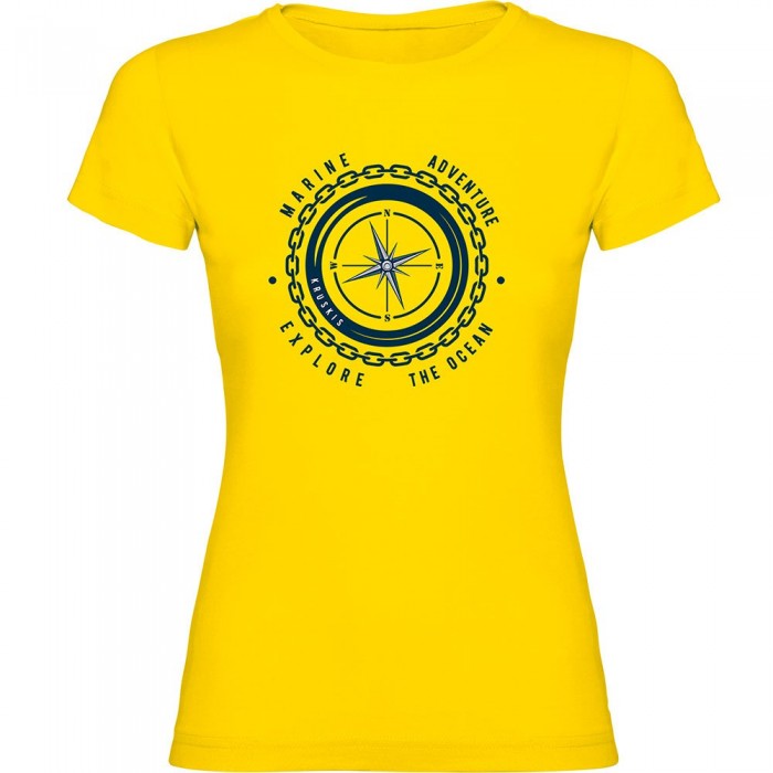 [해외]KRUSKIS Compass 반팔 티셔츠 4140483149 Yellow