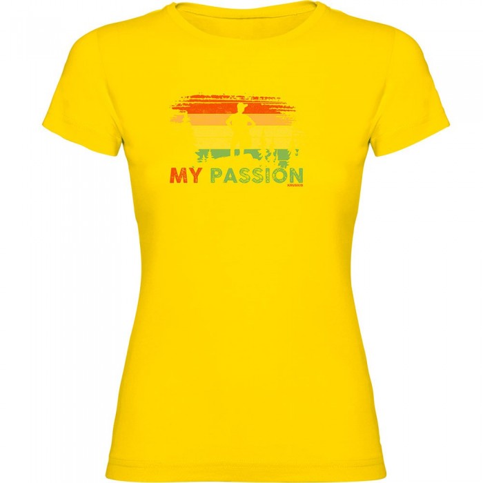 [해외]KRUSKIS My Passion 반팔 티셔츠 4140483700 Yellow