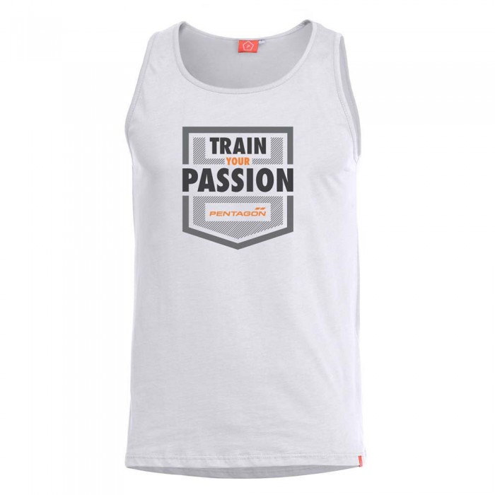 [해외]PENTAGON Astir Train Your Passion 민소매 티셔츠 4140474105 White
