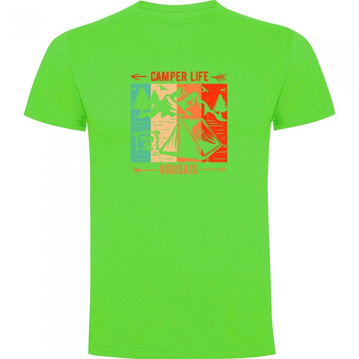 [해외]KRUSKIS Camper Life 반팔 티셔츠 4140483054 Light Green