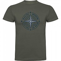 [해외]KRUSKIS Compass Rose 반팔 티셔츠 4140483112 Dark Army Green