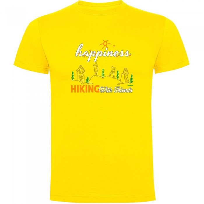 [해외]KRUSKIS 하이킹 Nature 반팔 티셔츠 4140483417 Yellow