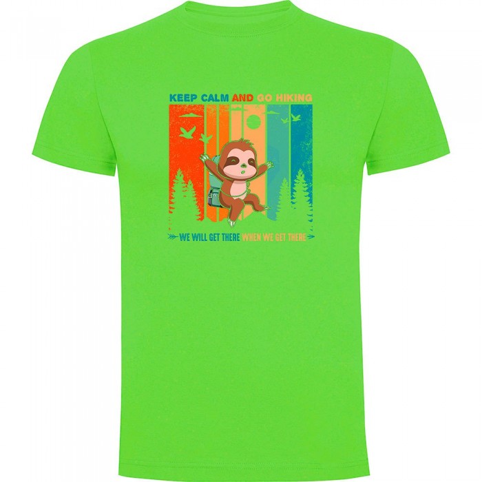[해외]KRUSKIS Keep Calm Sloth 반팔 티셔츠 4140483518 Light Green
