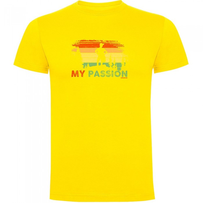 [해외]KRUSKIS My Passion 반팔 티셔츠 4140483699 Yellow