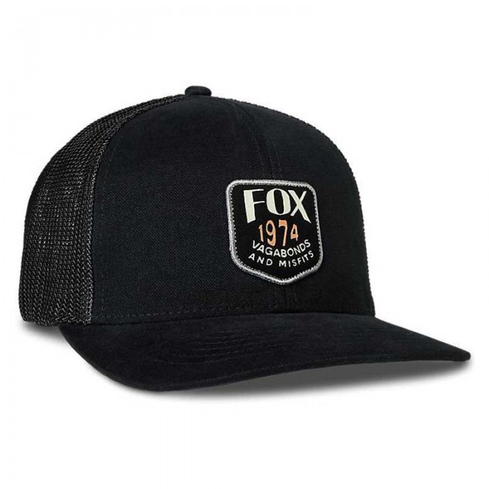 [해외]FOX RACING LFS 스냅백 캡 Predominant Mesh Flexfit 140412964 Black