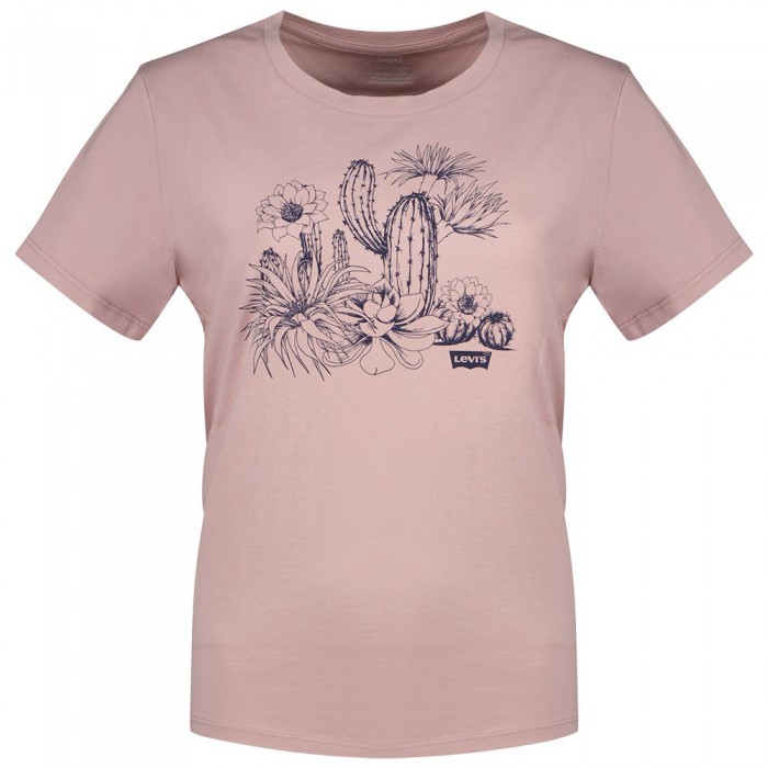 [해외]리바이스 반팔 라운드넥 티셔츠 The Perfect 140332735 Cacti Cluster Keepsake Lilac