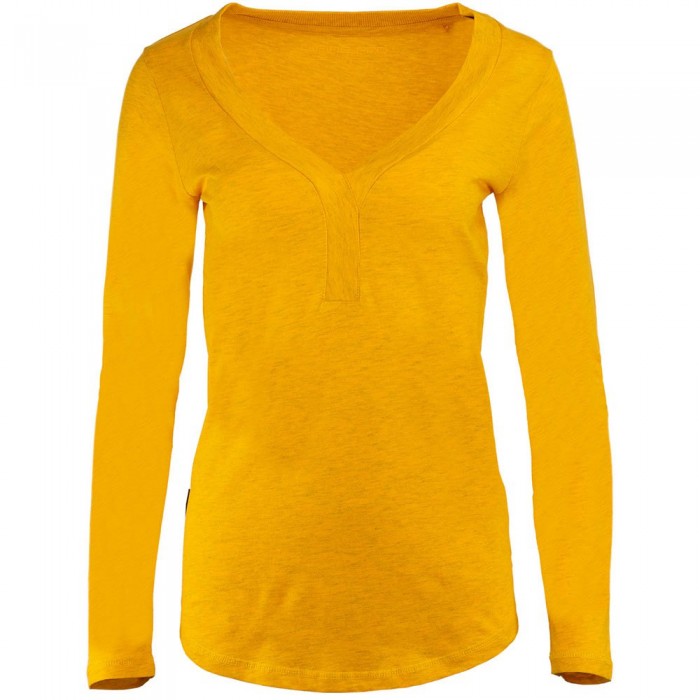 [해외]ALPINE PRO Clauda 반팔 V넥 티셔츠 140401806 Yellow