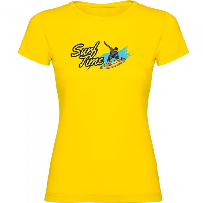 [해외]KRUSKIS 반소매 티셔츠 Surf Time 14140484251 Yellow