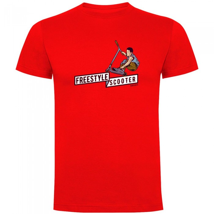 [해외]KRUSKIS Freestyle Scooter 반팔 티셔츠 14140483229 Red