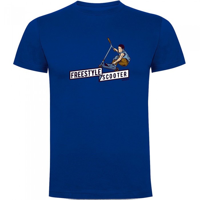[해외]KRUSKIS Freestyle Scooter 반팔 티셔츠 14140483231 Royal Blue