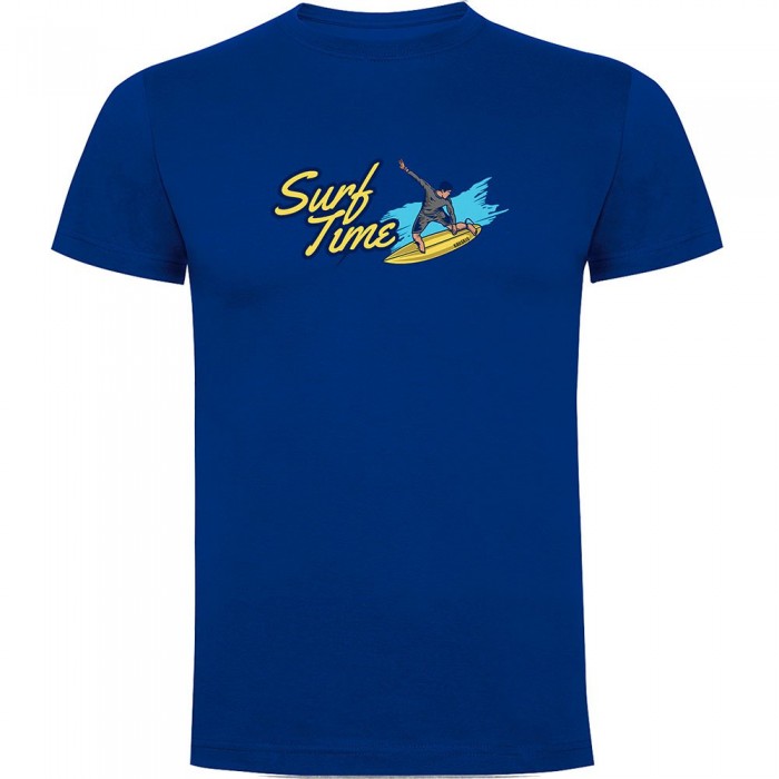 [해외]KRUSKIS 반소매 티셔츠 Surf Time 14140484246 Royal Blue