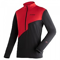 [해외]MAIER SPORTS 하프 지퍼 플리스 미드layer Astun 져지 5140482288 Salsa / Black